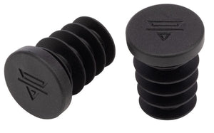 Teravail Bars Ends & Plugs Teravail Rubber Bar End Plugs - Obsidian Black