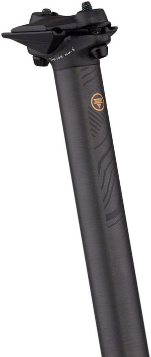 Teravail Seatpost Teravail Stratum Carbon Seatpost - 30.9 x 400mm 0mm Offset Black