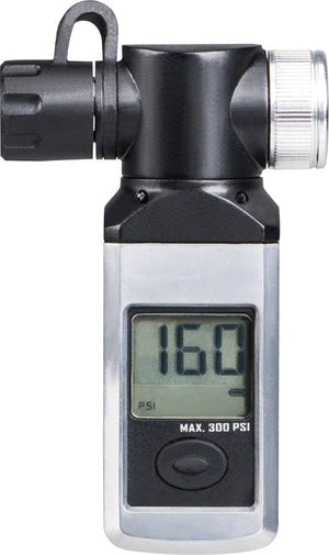Topeak Pressure Gauge Topeak Shuttle Gauge Digital: Black/Silver