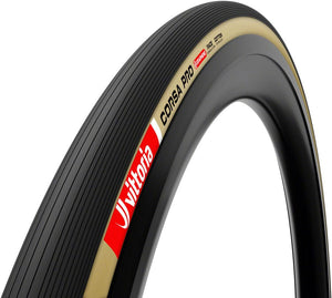 Vittoria Tires Vittoria Corsa Pro Tire - 700 x 30 Clincher Folding BLK/Tan Graphene + Silica G2.0