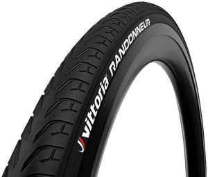 Vittoria Tires Vittoria Randonneur Reflect Tire - 700 x 45 Clincher Wire Black