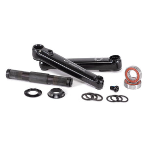We The People BMX Cranksets 170Mm We The People Logic Crankset Spindle: 22mm, Black, BMX Set