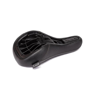 We The People BMX Saddles Black Leather We The People Team Pivotal Saddle 349g