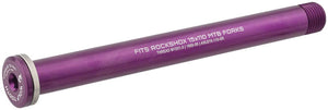 Wolf Tooth Axles & Axle Parts Wolf Tooth Front Thru Axle - RockShox 15 x 110mm Purple