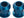 Wolf Tooth Chainring Bolts and Hardware Set/4 / Blue Wolf Tooth 1x Chainring Bolt Set - 6mm Dual Hex Fittings