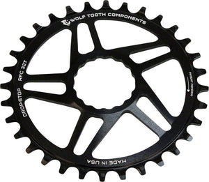 Wolf Tooth Chainrings 28T / A / 6Mm Wolf Tooth Direct Mount Chainring - RaceFace/Easton CINCH Direct Mount, Black