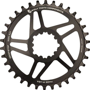 Wolf Tooth Chainrings Wolf Tooth Direct Mount Chainring - 32t SRAM Direct Mount Drop-Stop A For SRAM 3-Bolt Cranksets 6mm Offset BLK