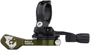 Wolf Tooth Dropper Seatpost Remote Wolf Tooth ReMote Pro Dropper Post Lever - 22.2mm Clamp Olive