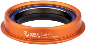 Wolf Tooth Headset Lower Orange Wolf Tooth Performance Headset - ZS56/40 Lower