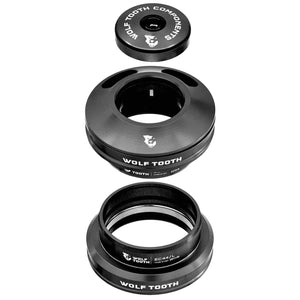 Wolf Tooth Headsets Wolf Tooth Components Semi-Internal EC44 Premium Upper& Lower Headset Black