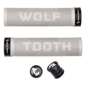 Wolf Tooth Lock-On Grips Gray/Black Wolf Tooth Components Echo Lock-on Grips
