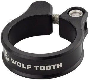 Wolf Tooth Seatpost Parts and Accessories Wolf Tooth Seatpost Clamp - 28.6mm Bolt-On Black
