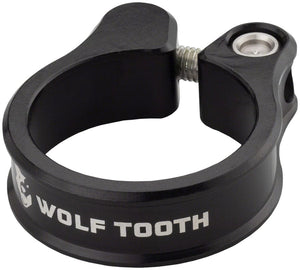Wolf Tooth Seatpost Parts and Accessories Wolf Tooth Seatpost Clamp - 39.7mm Bolt-On Black